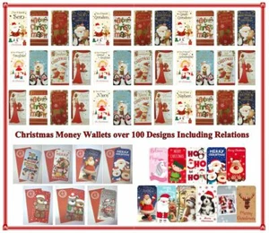 Christmas Money Wallet Relation Card Gift Voucher Traditional Buy 4 Get 1 FREE - Picture 1 of 239
