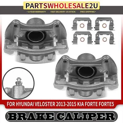 2x Pinza de freno de disco delantera con soporte para Hyundai Veloster 2013-2016 581802VA20 Foto 1 de 4