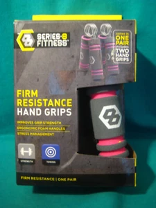 Series-8 Fitness-Firm Resistance Hand Grips-One Pair (2 Hand Grips) - Picture 1 of 4