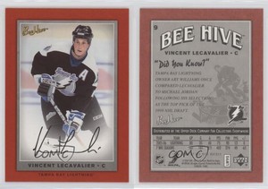 2006-07 Upper Deck Bee Hive Red Facsimile Signatures Vincent Lecavalier #9