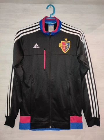 BASEL FC 1893 ADIDAS S90136 BLACK JACKET SOCCER SIZE XS Cover