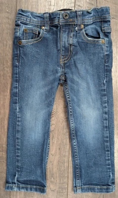 Baby Boy Clothes QuickSilver 2T Adjustable Waist Blue Jeans - Image 1 of 3