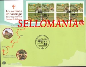 2020 CAMINO DE SANTIAGO NORTH NORTE PENINSULAR LIEBANA 5397 / 98 FDC SPD TC23969 - Foto 1 di 1
