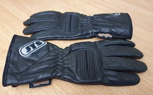 JTS Leather Motorcycle Gloves - Black size XL - Picture 1 of 11