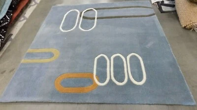 Alfombra cuadrada 6' AZUL/MULTI manchada, precio reducido 1172557968 SOH801B-6SQ Foto 1 de 4