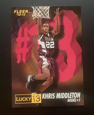 KHRIS MIDDLETON 2012-13 Fleer Retro 96-97 LUCKY 13 #9  ROOKIE/RC