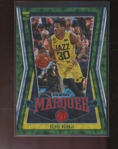 2022-23 Panini Chronicles Marquee Ochai Agbaji Rookie RC 6/18