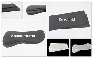 1 Paar Einlagen oder Zuschnitte für Sattelunterlagen oder Pads, verschiedene For - Picture 1 of 9