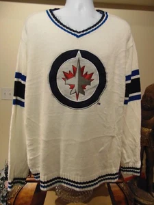NHL Winnipeg Jets Men's White Crew neck sweater XXL - Picture 1 of 5