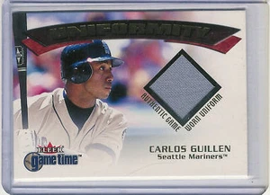 2001 FLEER GAME TIME UNIFORMITY CARLOS GUILLEN JERSEY - Picture 1 of 1