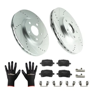 Juego de rotores de freno de disco delanteros + pastillas de freno para Pontiac G6 2008-2010 S-55093 P-1160 - Imagen 1 de 12