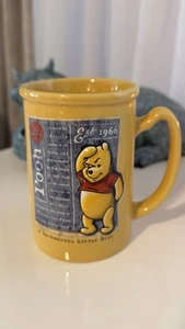 Winnie Puuh Walt Disney World Ein nachdenklicher kleiner Bär 3D Relief Tasse Becher - Bild 1 von 6