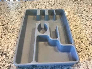 Vintage Rubbermaid Silverware Flatware Utensil Holder Drawer Storage Blue #2921 - Picture 1 of 3