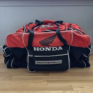 HONDA FOX RACING Red Duffelbag MotoCross Travel Bag Luggage Gear 36" X 14" - Picture 1 of 9