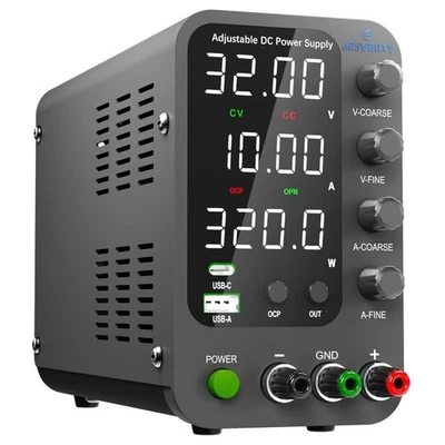 Labornetzteil DC 30V 10A Regelbar USB-C Schnellladung Netzgerät 320W - Bild 1 von 2