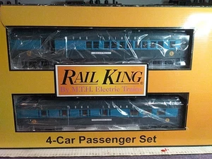 MTH RailKing 30-69149 Long Island 4-car 60' Madison Passenger Set New - Picture 1 of 14