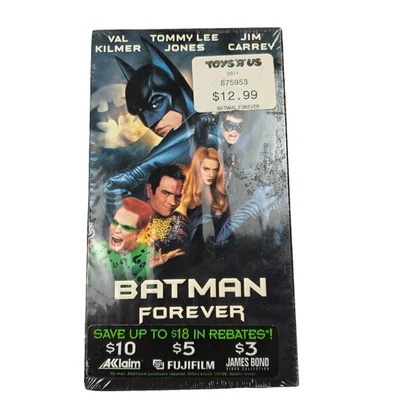Batman Forever (1995, VHS) Brand New Sealed – Val Kilmer, Jim Carrey, Tommy Lee - Image 1 of 4