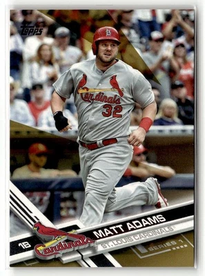 2017 Topps #258 Matt Adams Gold #/2017 Foto 1 de 2