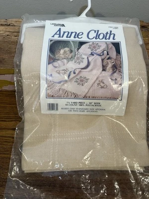 Leisure Arts Anne Cloth 11630 IVORY 1 1/4 Yards 58” Wide 18 Count Afghan Fabric - Image 1 of 4