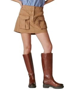 Lucky Brand Womens Clean Cargo Mini Skirt, Chipmunk,L - Picture 1 of 4
