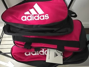Adidas Diablo Small Duffel Bag Bold Pink/Black/White NWT - Picture 1 of 4