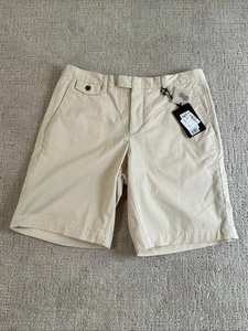 Ted Baker MENS Off White Flat Front Shorts Size 32 X 9.5. NWT - Picture 1 of 10