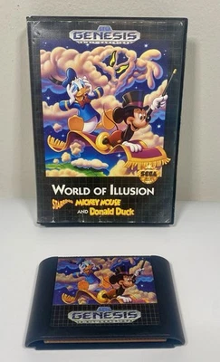World Of Illusion Starting Mickey Mouse & Donald Duck 1992 Sega Genesis probado Foto 1 de 4