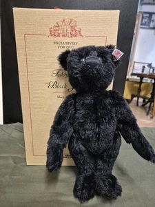 Steiff Teddy Bear “Black Jack” 26cm – Limited Edition 00214/7500 QVC Boxed w/... - Picture 1 of 6