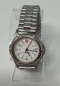 Wenger SAK Design Herrenuhr - Quarz Analog Edelstahl 33mm Uhr - Swiss Made - Bild 1 von 9