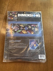 NEW Dimensions Needlepoint 1996 AQUATIC WONDER by Barbara Wallace 2444 - Picture 1 of 4