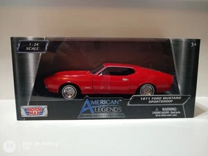 motor max american classics 1971 ford mustang sportsroof 1:24 Diecast Rub Tires - Picture 1 of 13