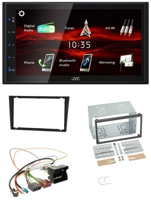 JVC USB Bluetooth MP3 DAB 2DIN Autoradio für Opel Corsa C Signum Vectra B ab 200 - Bild 1 von 4