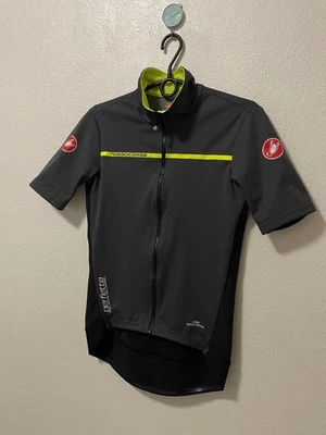 Camisa de ciclismo Castelli Rosso Corsa Windstopper - manga corta, cremallera completa Foto 1 de 4