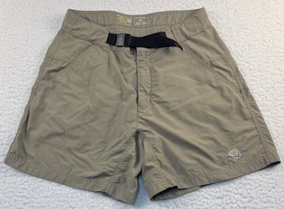 Mountain Hardwear Men’s Belted Khaki Beige Shorts Size Small - Image 1 of 4