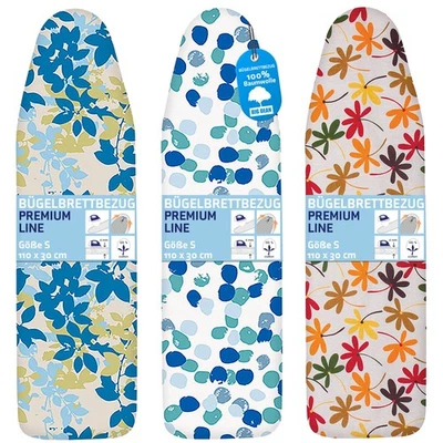 Bügelbrettbezug Größe S für 110x30 cm Bügeltischbezug 100% Baumwolle - Bild 1 von 4