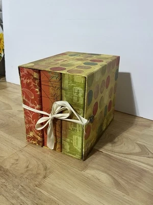 Photo Album Set 3 hard case ea. holds 6x6 memories gift box - Image 1 of 4