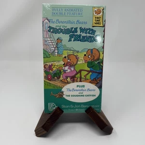 Vintage Berenstain Bears Trouble With Friends VHS Sealed Animated Double Feature - Picture 1 of 5