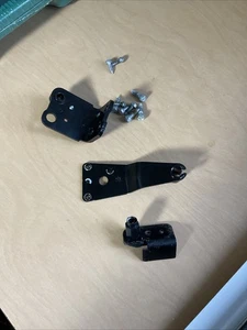 OEM Genuine Amana Maytag Refrigerator Upper & Lower Door Hinge Set w/ Stop LEFT - Picture 1 of 3