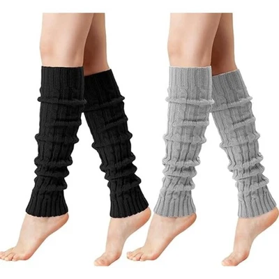 Leg Warmers for Women Fashion Cable Knit Warm Leg Warmers 80s for Party USA - Image 1 of 4