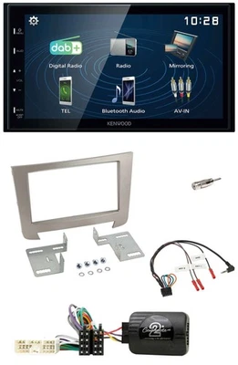 Kenwood 2DIN Bluetooth Lenkrad USB DAB Autoradio für SSangYong Rexton ab 2013 - Bild 1 von 4