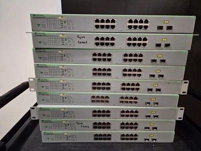 Allied Telesis AT-GS950/16 10/100/1000 MBPS Switch with Power Cord - Image 1 of 2