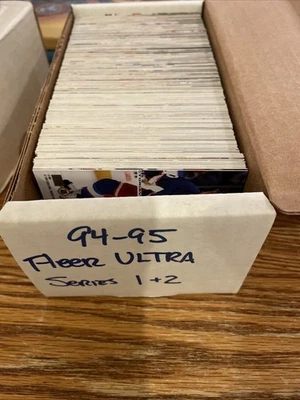 Juego completo de 400 cartas de hockey Fleer Ultra Series 1-2 1994-95 Foto 1 de 4