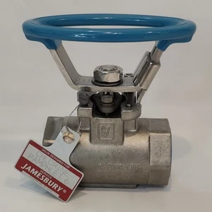 Jamesbury 9FAC3673XTB48 Manual Ball Valve Xtreme Seats 1" 2000CWP CF8M - Picture 1 of 6