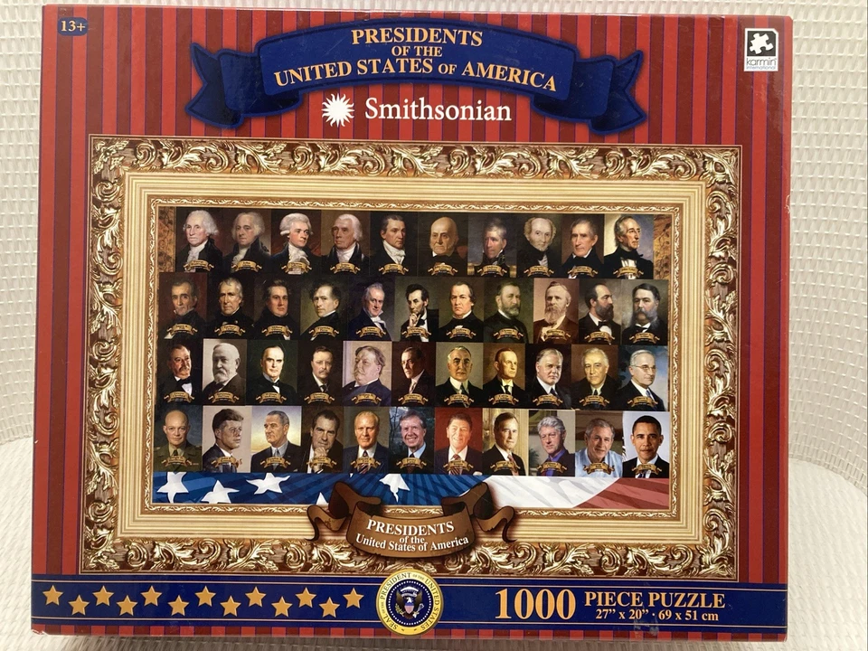 Presidents of the United States of America 1000 Piece Puzzle Smithsonian 27 x 20 - Image 1 of 4