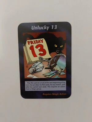 INWO Illuminati New World Order UNLUCKY 13 - 1995 Unlimited Edition *RARE CARD* - Bild 1 von 2