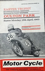 OULTON PARK 15. April 1963 International - Motorradprogramm, lesen, Minter - Bild 1 von 5