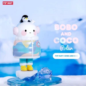 Pop Mart x Bobo e Coco Polar simpatico personaggio giocattolo di design ~ 13 cm artico - Foto 1 di 3