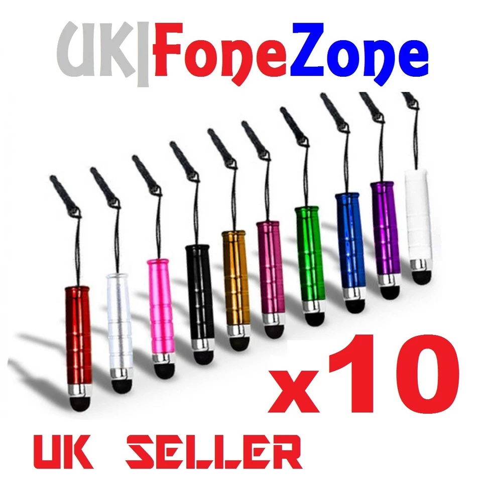 10x Mini lápiz táctil lápiz óptico para iPhone Samsung Sony HTC LG teléfonos iPad tabletas Foto 1 de 1