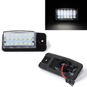 2x For Nissan Rogue 2014-2019 Rear Tailgate License Light Lamp White Led Cover - Picture 1 of 3