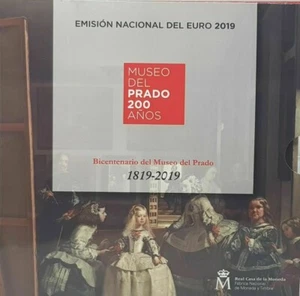 manueduc  ESPAÑA  2019  CARTERA OFICIAL FNMT  MUSEO DEL PRADO  9 Monedas  Nueva  - Bild 1 von 2